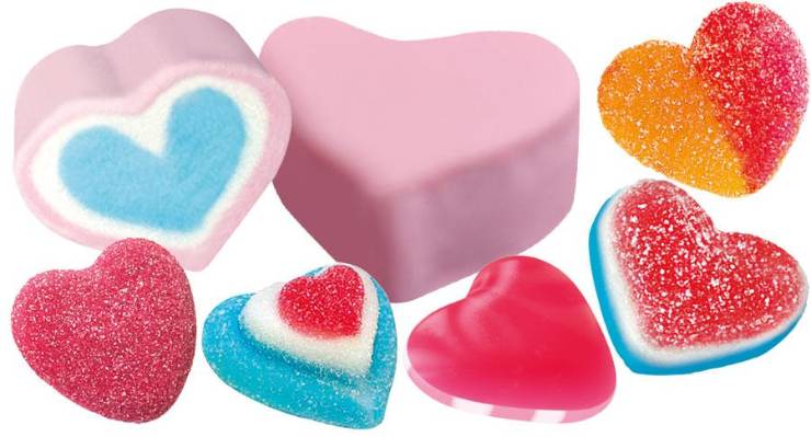 Un San Valentín repleto de corazones con Vidal Golosinas