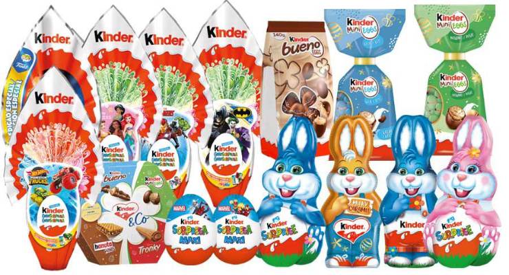 Nuevos productos para Pascua de Kinder y Ferrero