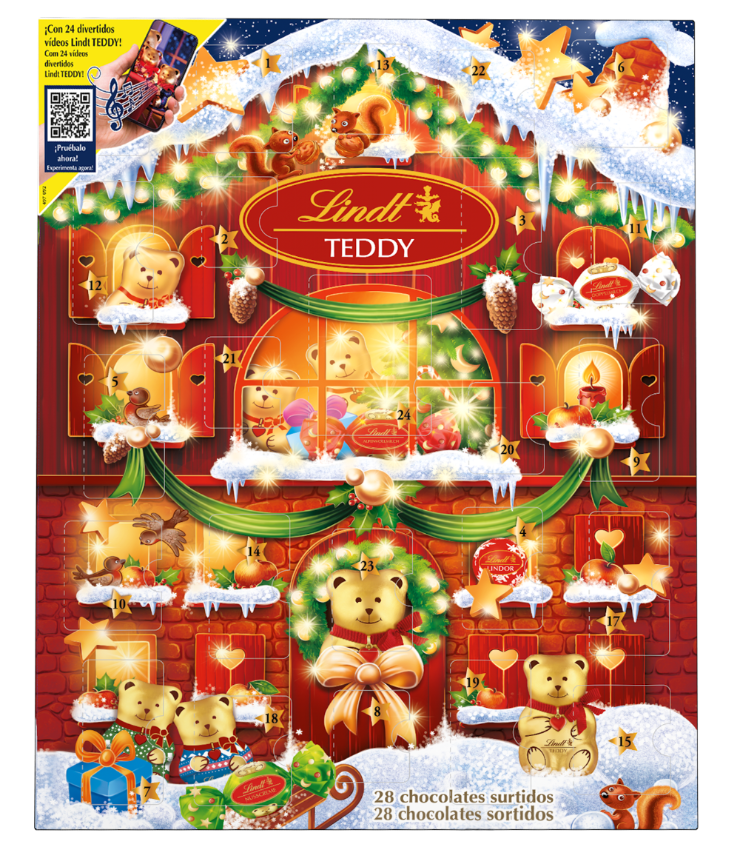 Lindt incorpora Realidad Aumentada en su nuevo calendario de Adviento