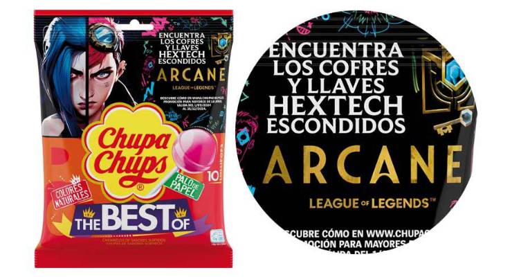 Chupa Chups regala códigos exclusivos para Arcane League of Legends