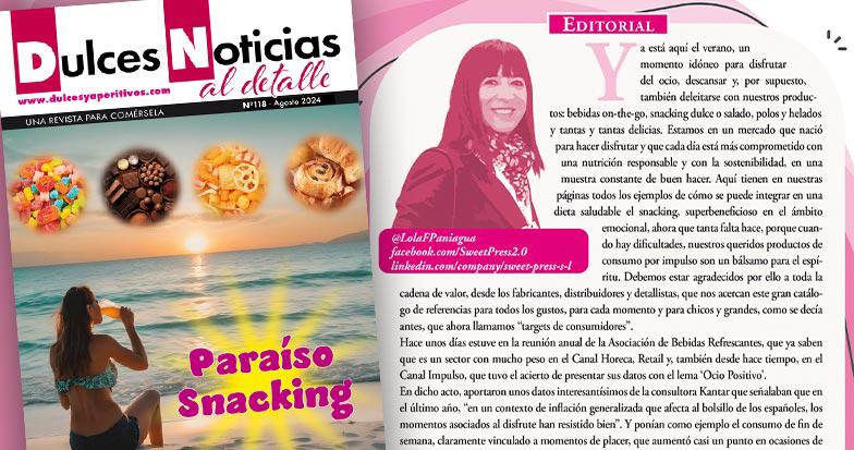 Editorial Dulces Noticias al Detalle 118: Paraíso Snacking