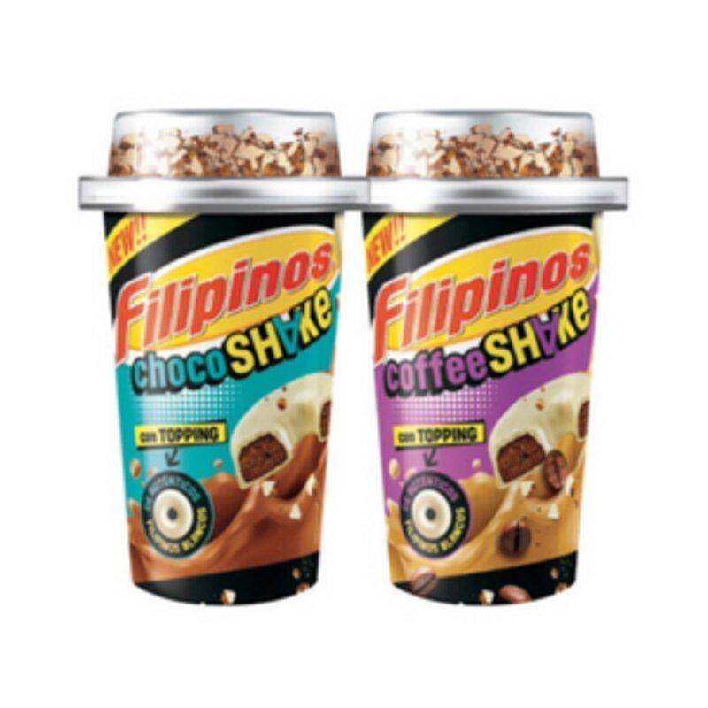 Shake de Chocolate o Cappuccino con Topping Filipinos, de Adam Foods
