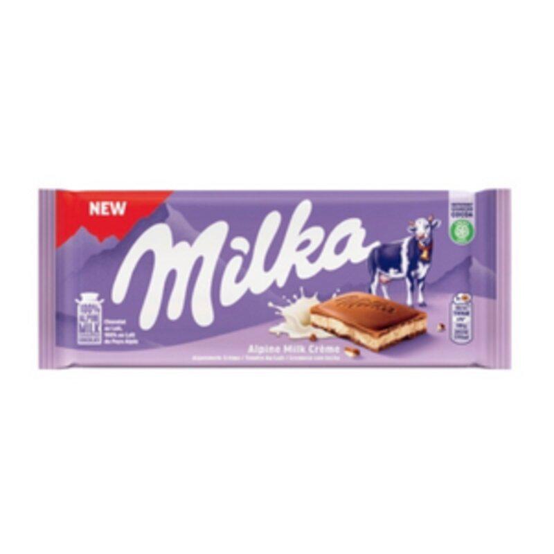 Chocolate Relleno Milka con Cremoso de Leche, de Mondelez