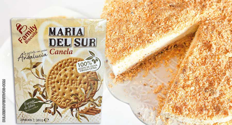 Receta: Tarta de arroz con leche con Galletas María del Sur