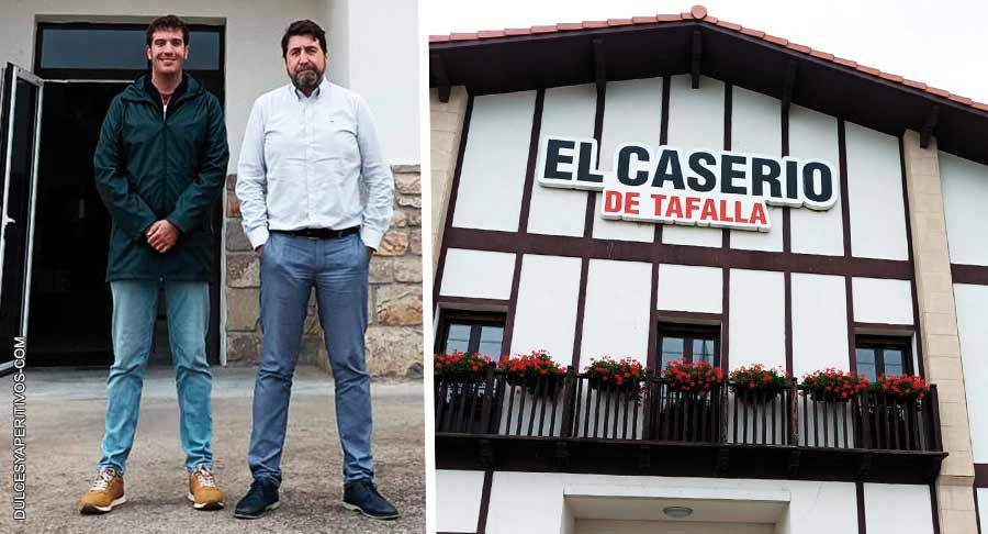 El alcalde de Tafalla visita la fábrica de El Caserío