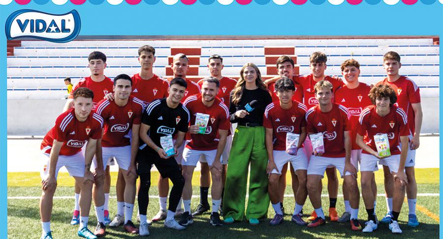 Vidal Golosinas, patrocinador oficial de la cantera del Real Murcia