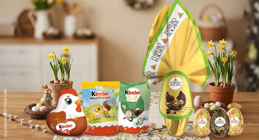 Ferrero Rocher y Kinder lanzan nuevas propuestas para endulzar la campaña de Pascua