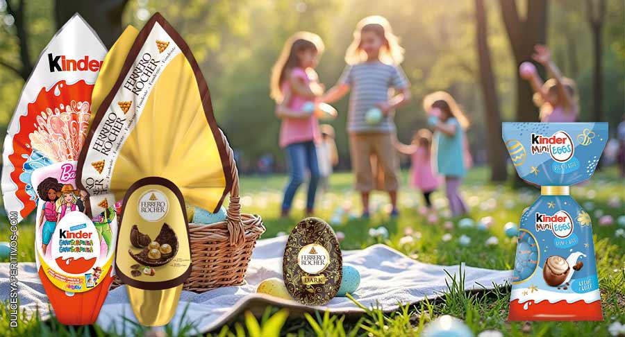 Nuevos productos para Pascua de Kinder y Ferrero