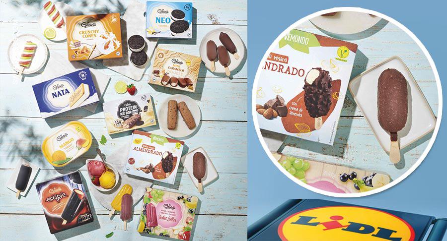 Nuevos sabores en la gama de helados de Lidl