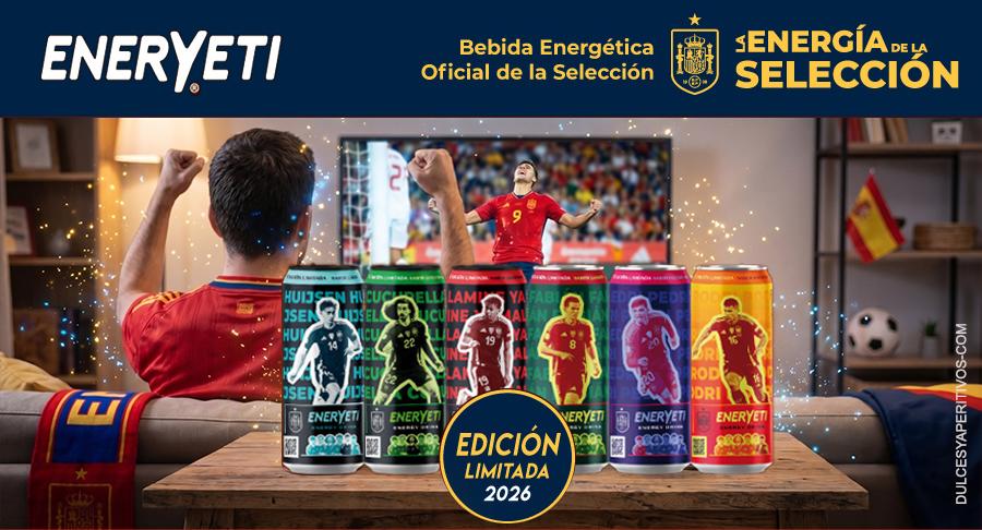 Eneryeti calienta para el Mundial con una colección de latas de la selección