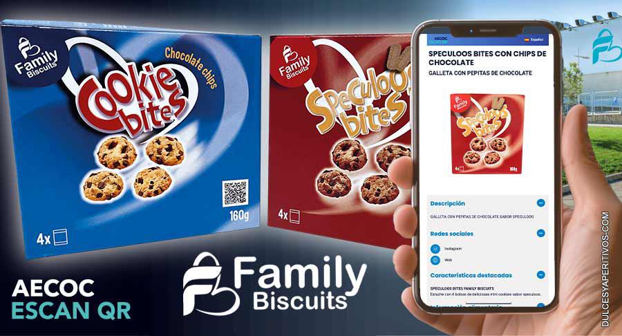 Family Biscuits innova en el etiquetado con la incorporación del código QR