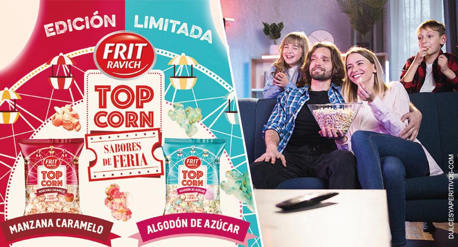 Frit Ravich rememora los veranos de feria con los nuevos sabores de Top Corn