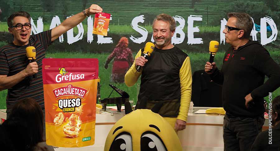 Grefusa presenta el nuevo Cacahuetazo en ‘Nadie Sabe Nada’
