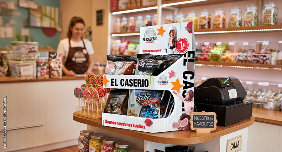 El Caserío introduce su nuevo expositor de caramelos