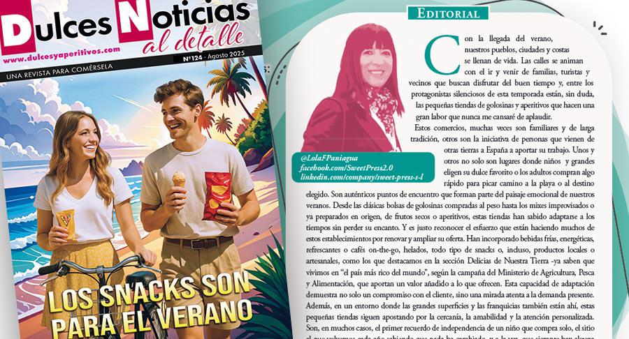 Editorial Dulces Noticias al Detalle 124: Los snacks son para el verano