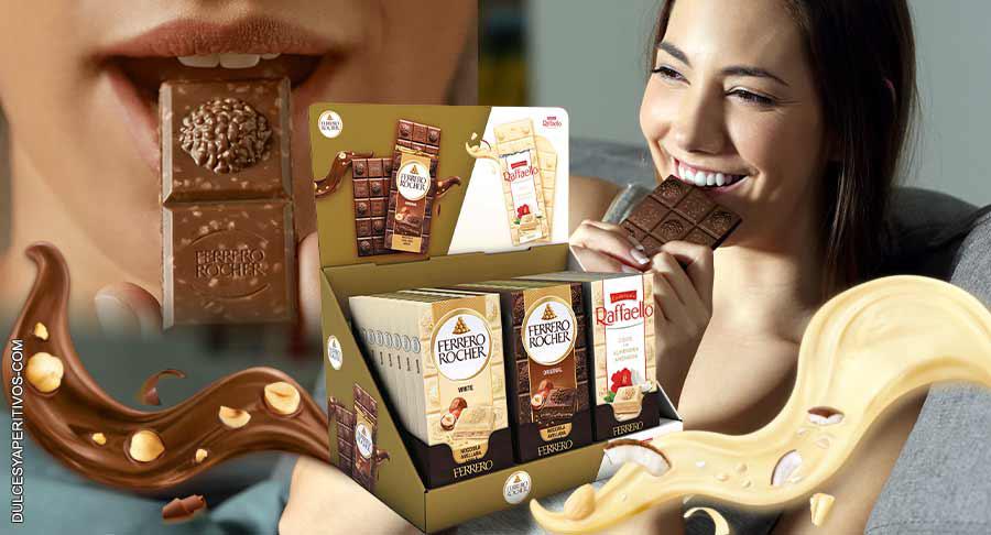 Expositores de Ferrero, tabletas y bombones para sorprender