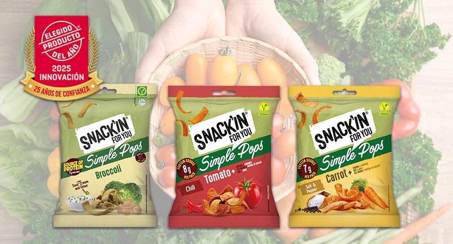 Snack’In For You celebra el éxito de Simple Pops, destacado como Producto del Año 2025