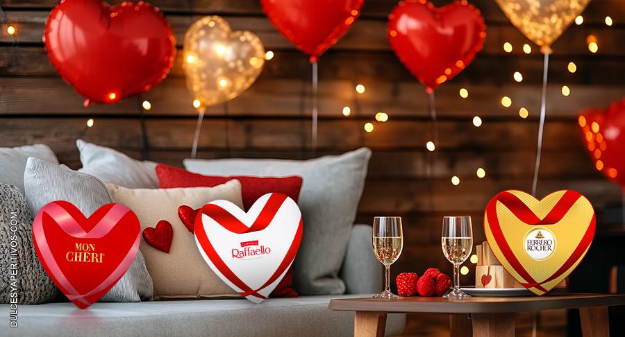 Ferrero Rocher, Mon Chéri y Raffaello se visten de San Valentín con estuches especiales