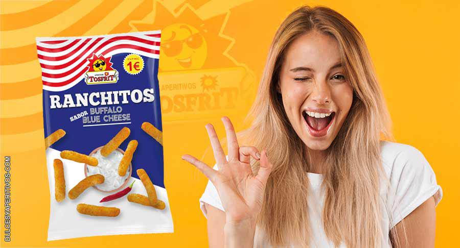 Tosfrit lanza Ranchitos, su nuevo snack con sabor a Buffalo Blue Cheese