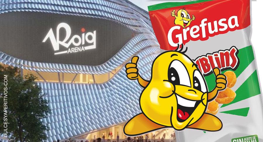Grefusa, patrocinador exclusivo de snacks del Roig Arena