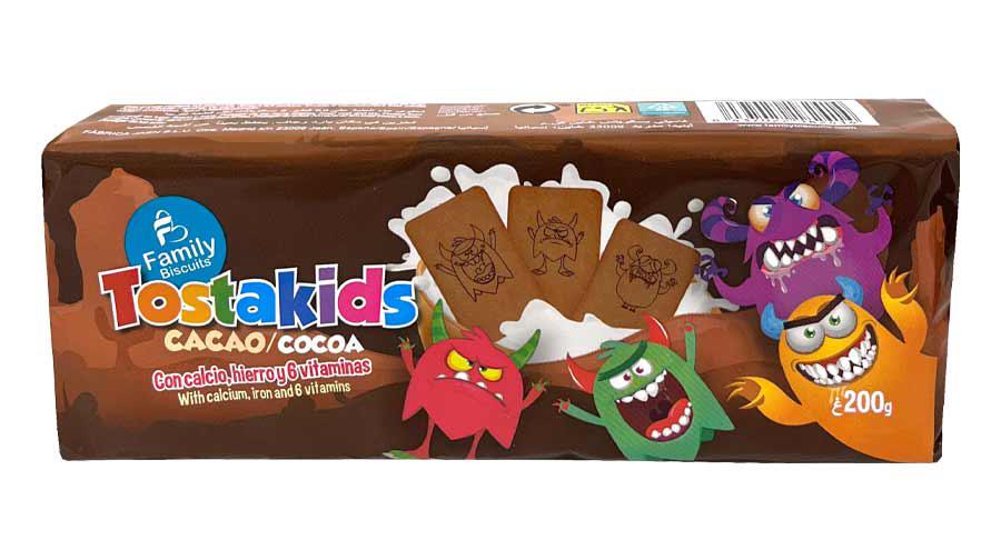 Tostakids Cacao Paw Patrol, de Family Biscuits