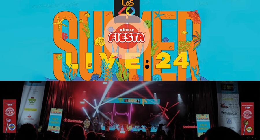 Fiesta brilla en los conciertos de Los40 Summer Live