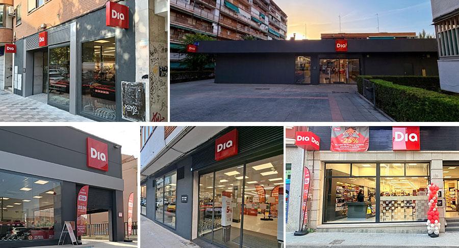 Dia impulsa su red con cinco aperturas en España