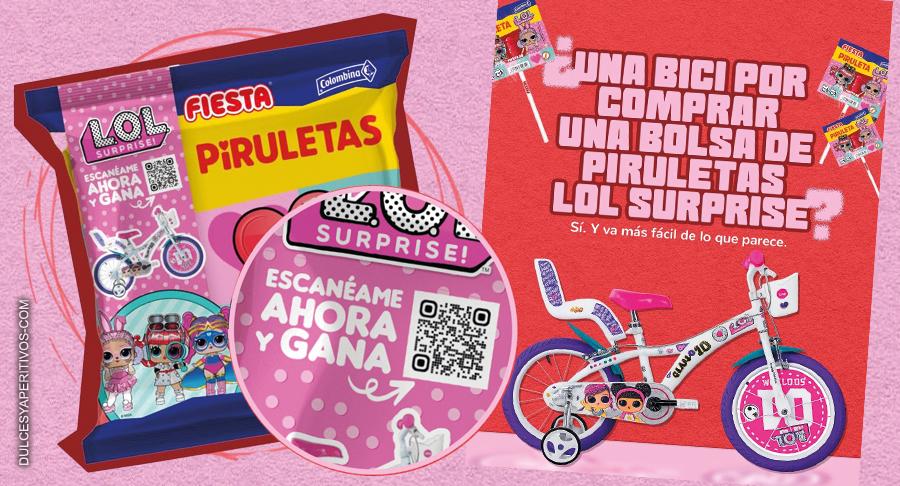 Fiesta sortea bicicletas por la compra de sus Piruletas
