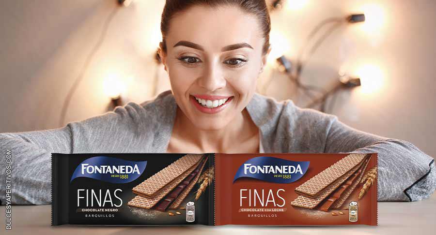 Los barquillos se suman a la familia de Fontaneda Finas