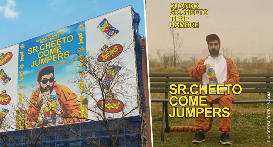 Nueva campaña viral de Jumpers, con una lona en pleno Madrid
