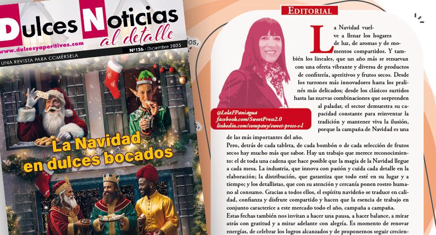 Editorial Dulces Noticias al Detalle 126: La Navidad en dulces bocados
