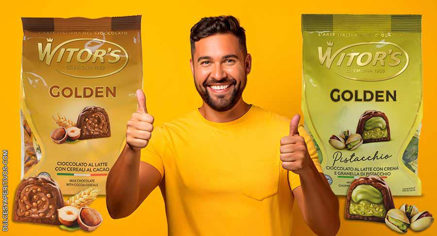 Los nuevos bombones de Migueláñez: Golden y Golden Pistacchio de Witor’s