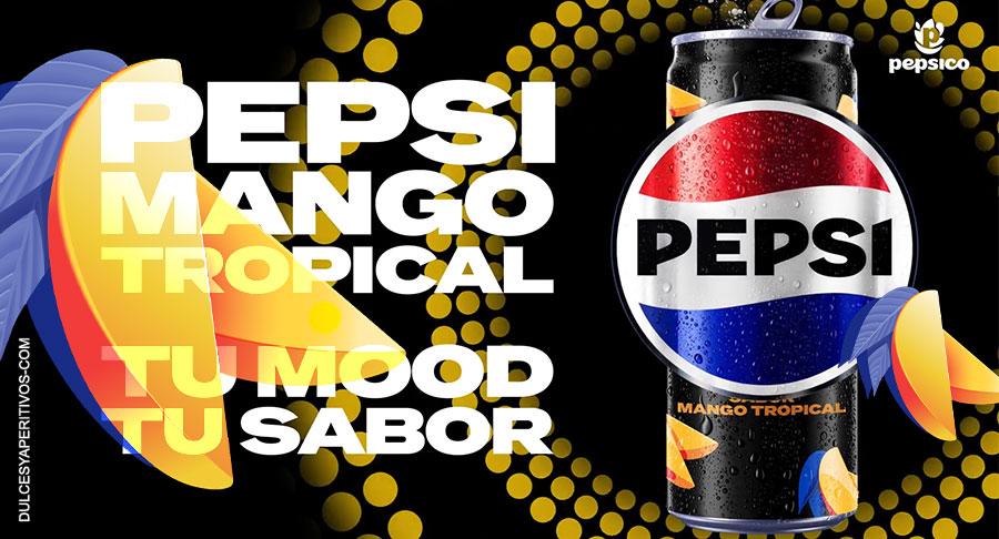 PepsiCo introduce la exótica Pepsi Zero Mango Tropical en el mercado español