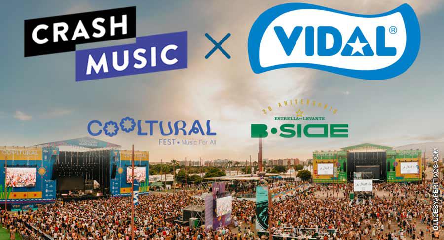 Vidal une música y golosinas en los festivales Cooltural Fest y Bside Festival