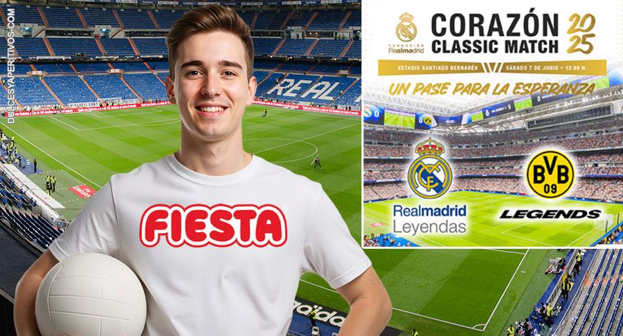 El Corazón Classic Match del Real Madrid vuelve a latir con el patrocinio de Fiesta