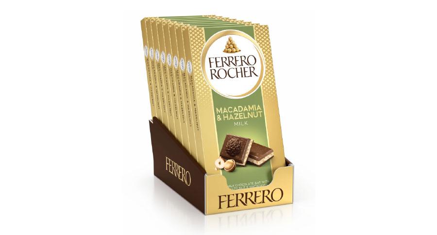 Tabletas Ferrero Rocher 90 g Macadamia, de Ferrero Ibérica