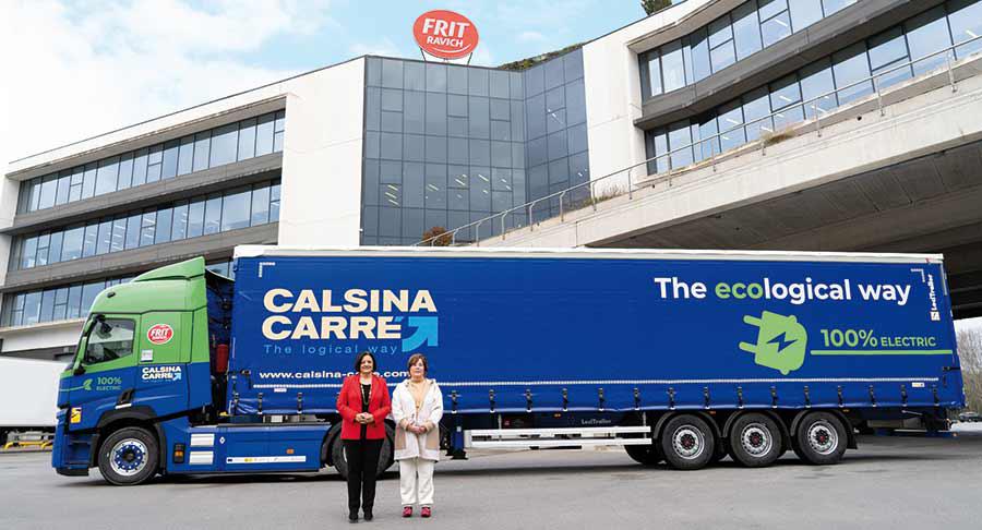 La flota de Frit Ravich recibe un nuevo camión eléctrico