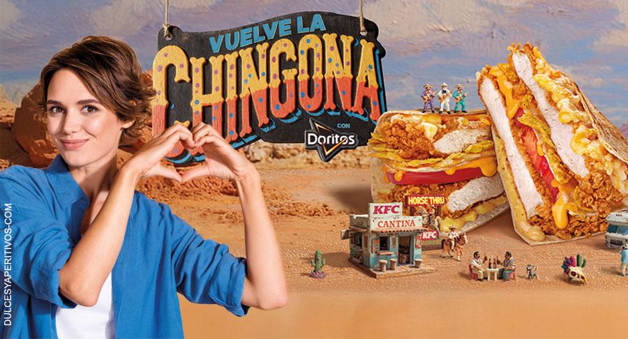 Vuelve La Chingona, la “explosiva” quesadilla de pollo crujiente de Doritos y KFC