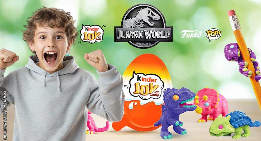 Jurassic Wold y Funko Pop llegan a Ferrero de la mano de Kinder Joy