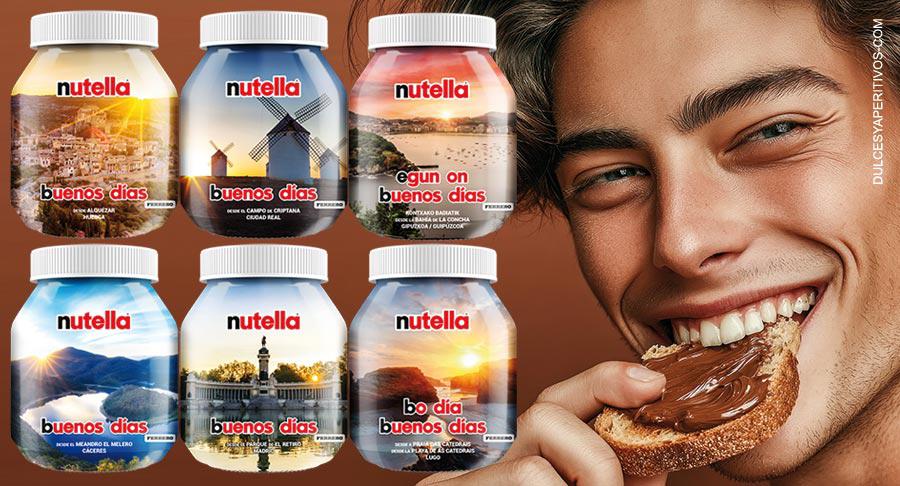 Nutella lanza 17 tarros de edición limitada para potenciar el turismo local