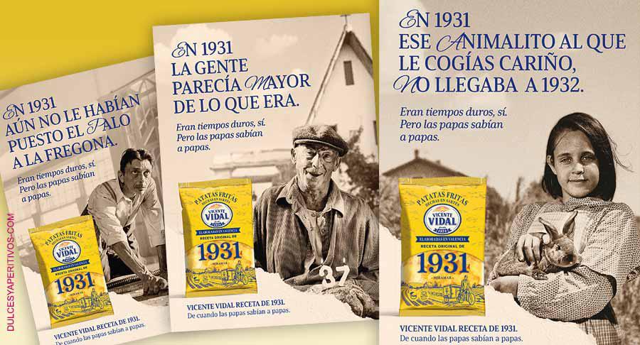 Las patatas Vicente Vidal, más de 90 años “muy bien llevados”