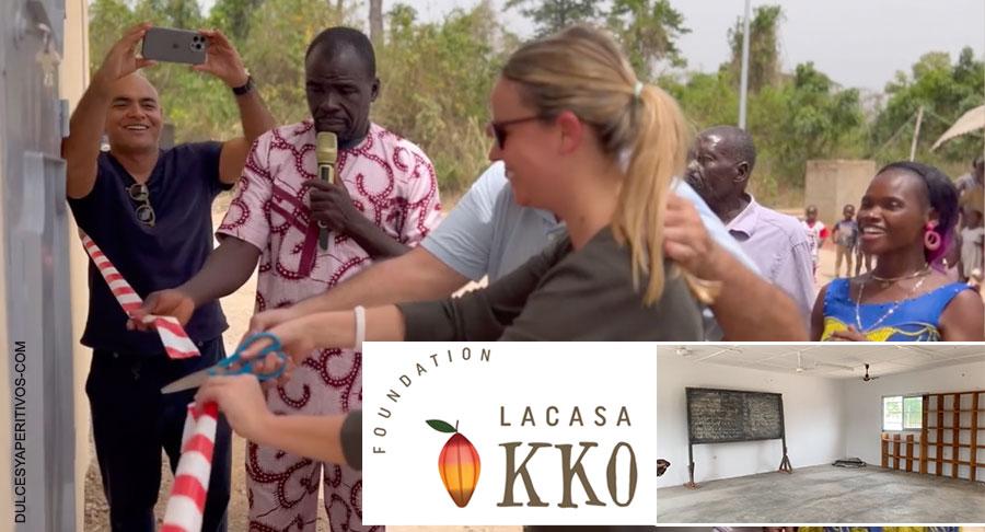 Nueva biblioteca en Bocanda gracias a Lacasa KKO Foundation