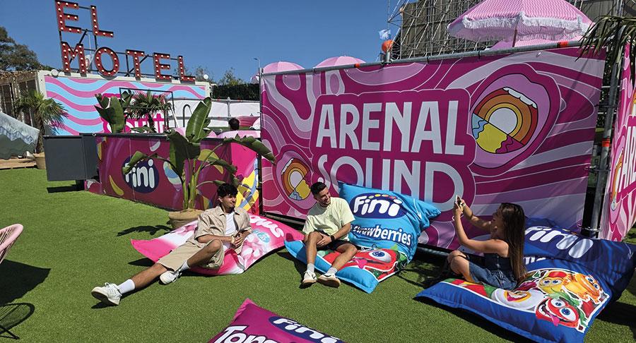 Fini lleva sus golosinas a los festivales Arenal Sound y Sonorama Ribera