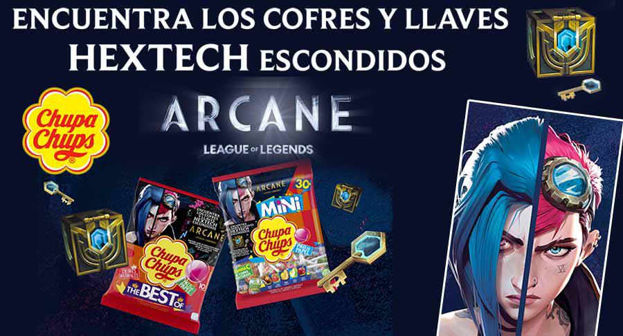 Chupa Chups regala códigos exclusivos para Arcane League of Legends