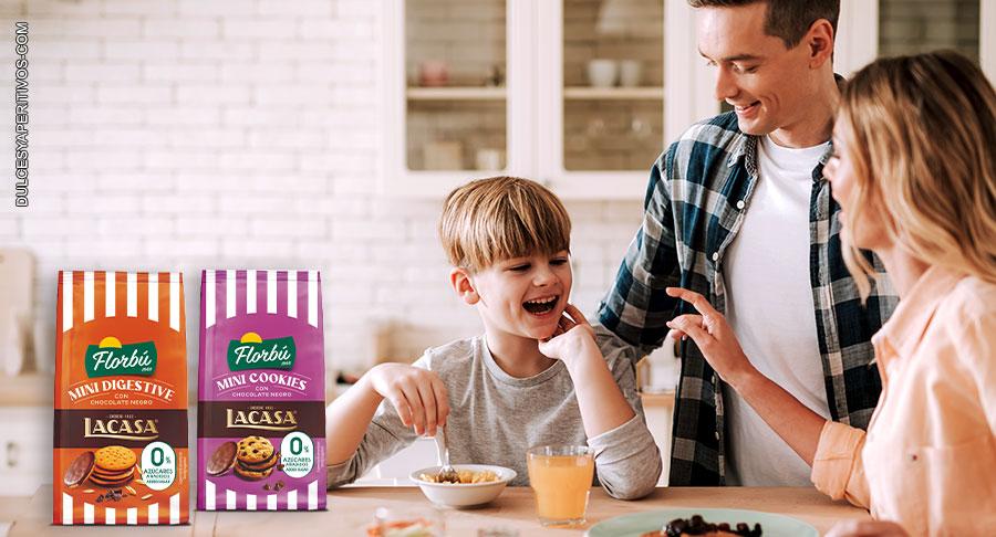 Florbú se alía con Lacasa para sus nuevas galletas con chocolate
