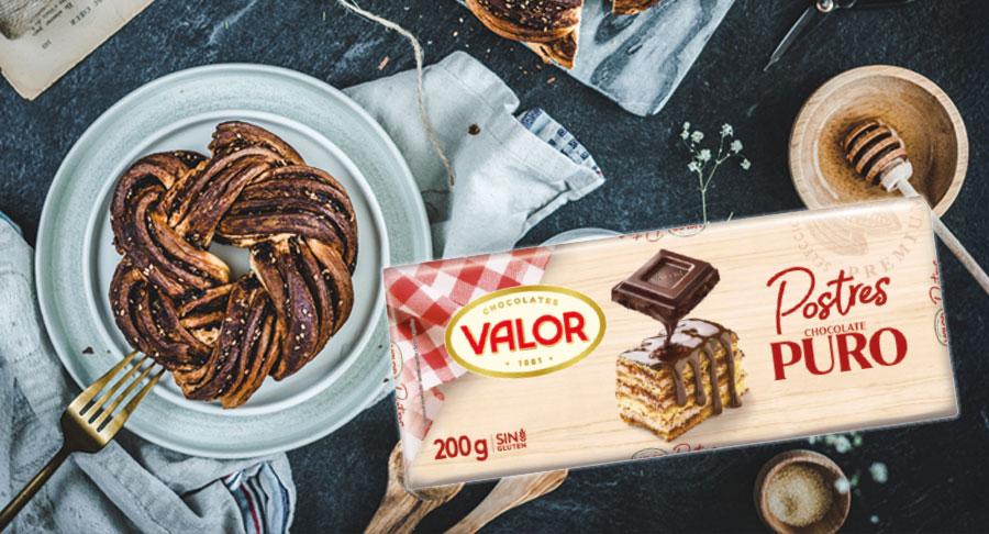 Receta: Kringle estonio con pistachos y Chocolate Puro Postres Valor