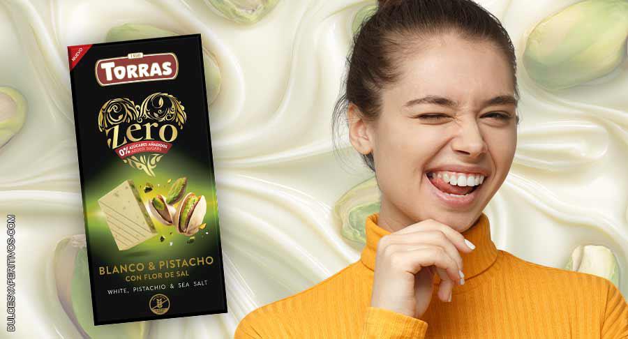 Chocolates Torras marca tendencia con su Chocolate Blanco Zero con Pistacho