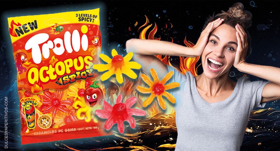 Octopus Spicy, la nueva golosina picante de Trolli