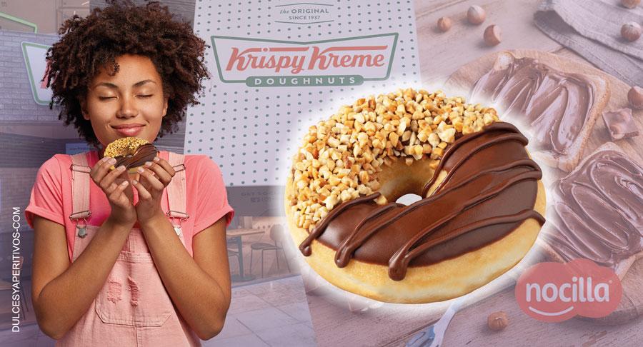 Krispy Kreme lanza una rosquilla “irresistible” en colaboración con Nocilla