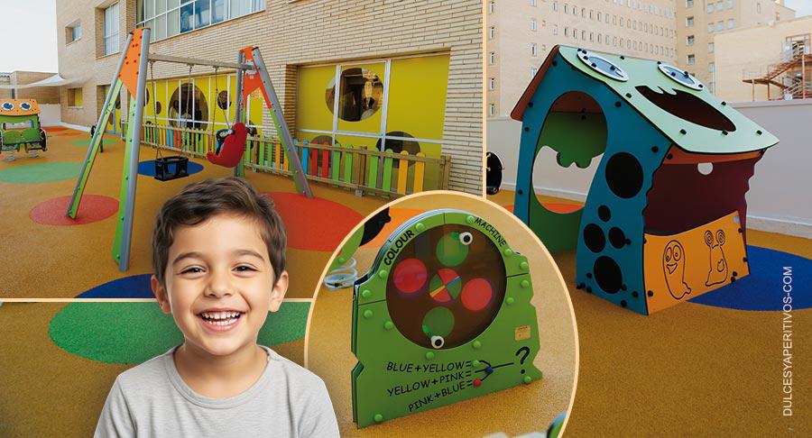 Inaugurada la Terraza Lacasitos para pacientes infantiles del Hospital Materno Infantil de Zaragoza